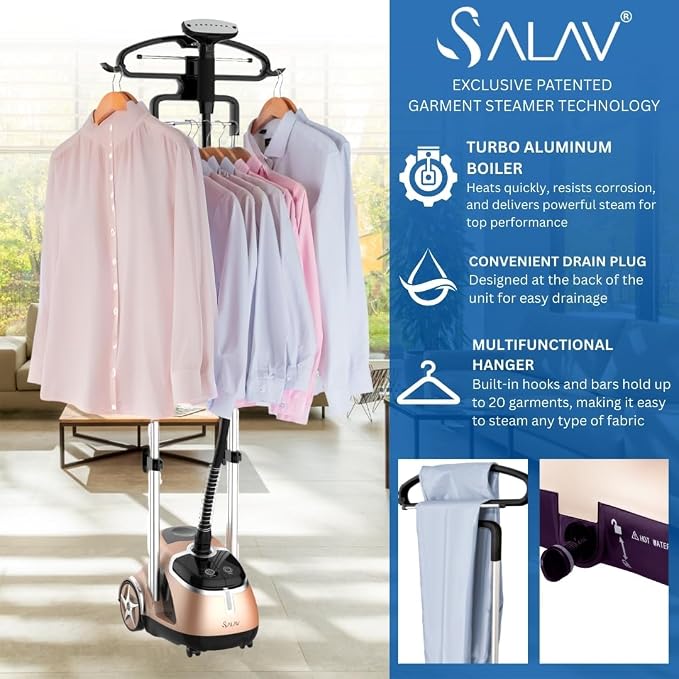 SALAV® Professional Garment Steamer - Image 3