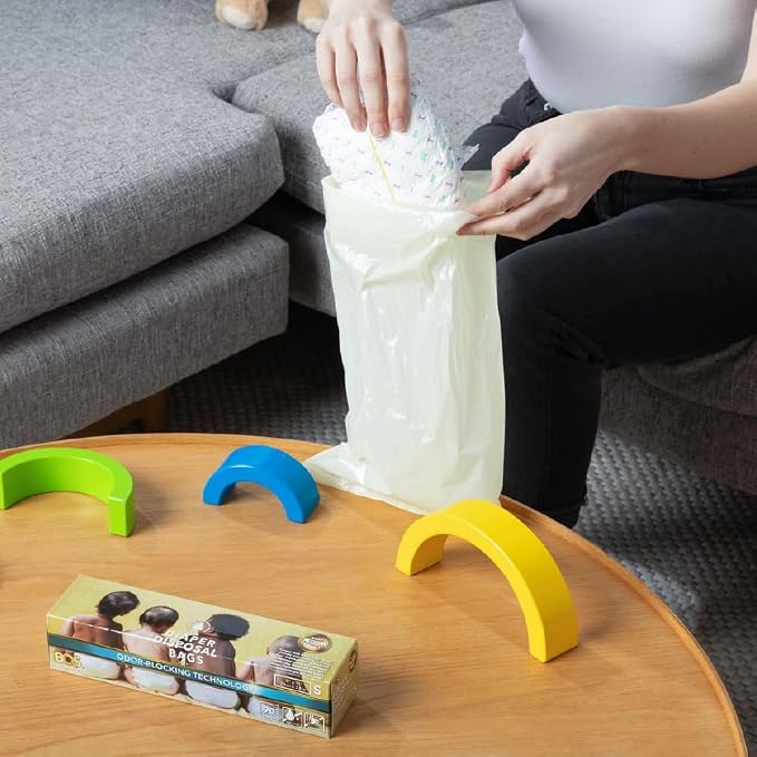 BOS, Odor-Sealing Dirty Diaper Trash Bags - Image 3