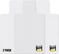Kuyal Office Chair Mat for Carpet, 2 Pack 45x53 Clear Heavy Duty Computer Chair by Kuyal