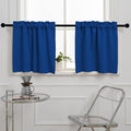 Pickluc Cafe Curtain 24 Inches Length, Rod Pocket Kitchen Curtain, Short by PICKLUC