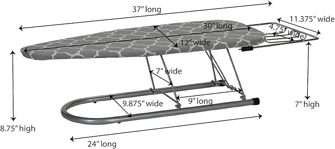 Household Essentials Tabletop Ironing Board - Image 2