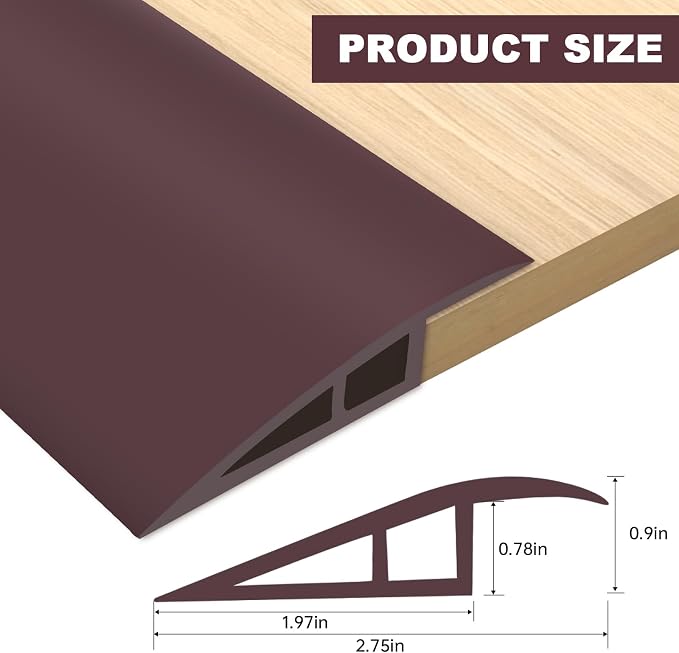 Vinyl Door Threshold Flooring Transition Strip Self Adhesive Carpet Edging Strip - Image 6
