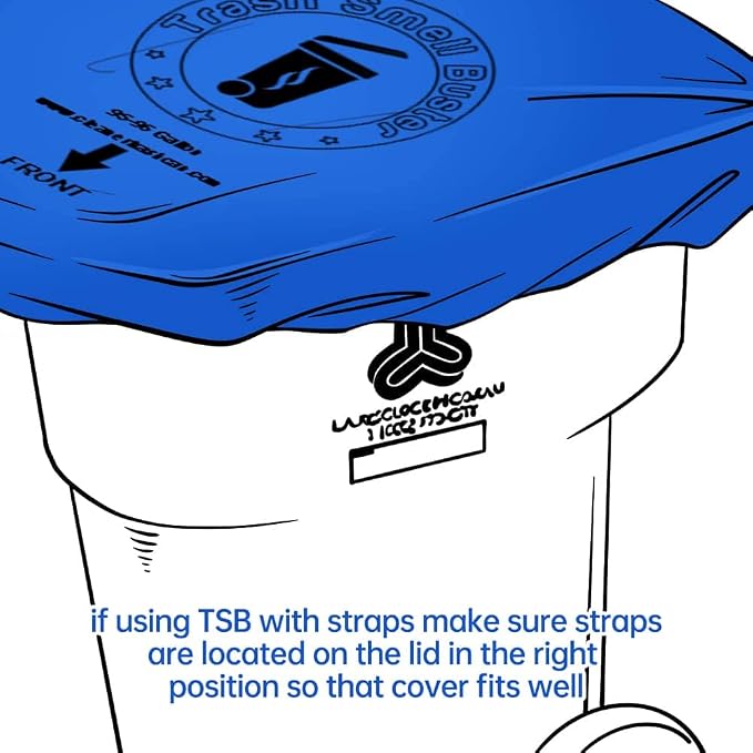 64 Gallon Trash Can Cover Odor Eliminating Bag - Image 5