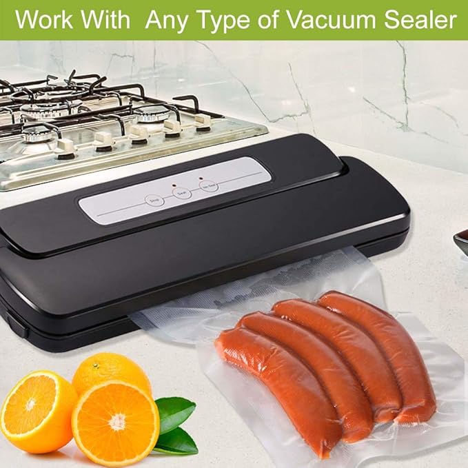 VacYaYa 2 Pack 11x50 Vacuum Sealer Bags Rolls - Image 4