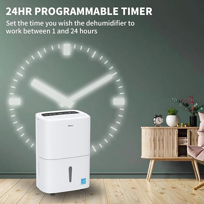 Shinco 6, 000 Sq.Ft Energy Star Dehumidifier - Image 4