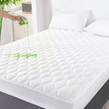 GRT King Mattress Protector Waterproof, Rayon from Bamboo, Cooling Quilted by GRT
