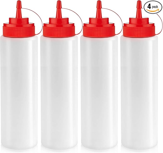 Norcalway 24 oz Condiment Squeeze Bottles by NorcalwayLLC