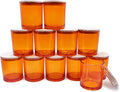 14 OZ Thick Candle Jars for Making Candles 12 Pcs, 3 Wick Empty Jars by Showin