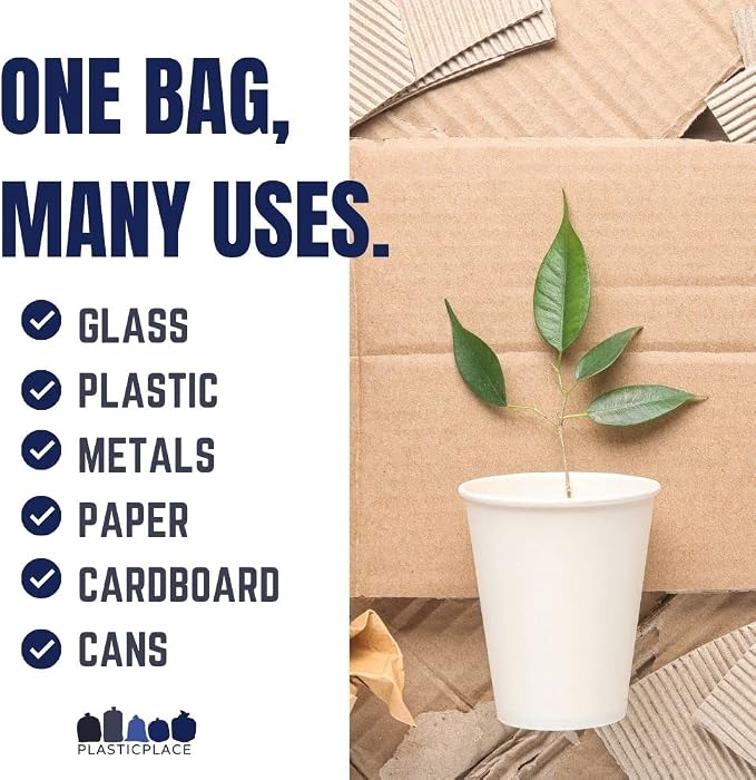 55 Gallon Recycling Bags, 1.5 Mil - Image 3