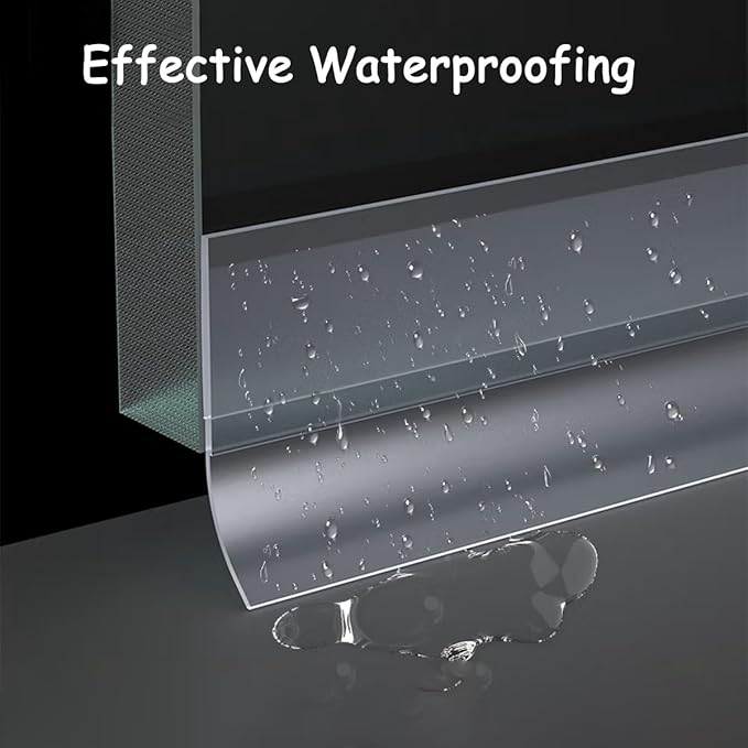 Silicone Weather Stripping, 2 inch x 20 Ft Door Draft Stopper, Window Seal Strip - Image 5