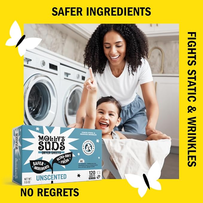 Molly's Suds Fabric Softener Dryer Sheets - Image 6
