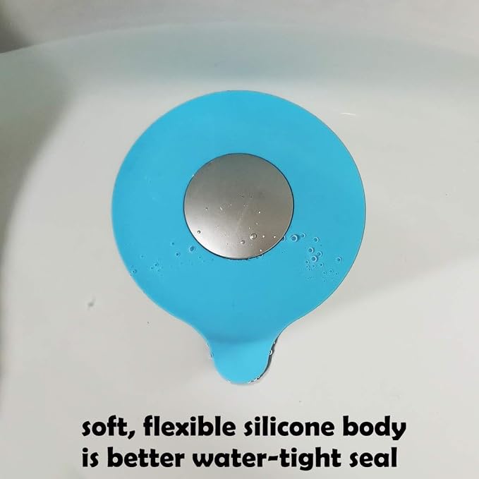 2PCS Silicome Tub Stopper, Bathtub Stopper, Tub Drain Stopper, Tub Plug - Image 5