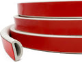 White Rubber Weather Stripping, Self-Adhesive D Shape Rubber Seal by Tintvent