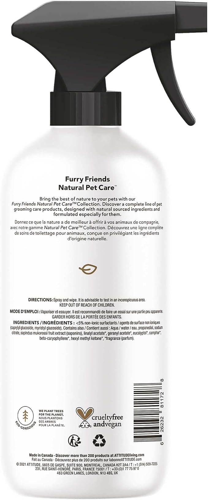 ATTITUDE All Surface Cleaner for Pets, Plant and Mineral-Based Ingredients - Image 2