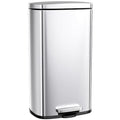 Arlopu 13.2 Gallon Step Trash Can, Stainless Steel Garbage Bin, Soft-Close by Arlopu