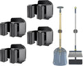 Upgraded Magnetic Broom and Mop Holder Wall Mount, Space-Saving Heavy Duty No by MagitcSee