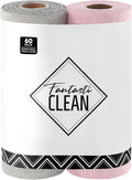 Fantasticlean Microfiber Cleaning Cloth Roll -60 Pack, Tear Away Microfiber by Fantasticlean