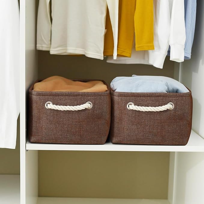 WarmHome Fabric Storage Bin Shelf Basket - Image 2