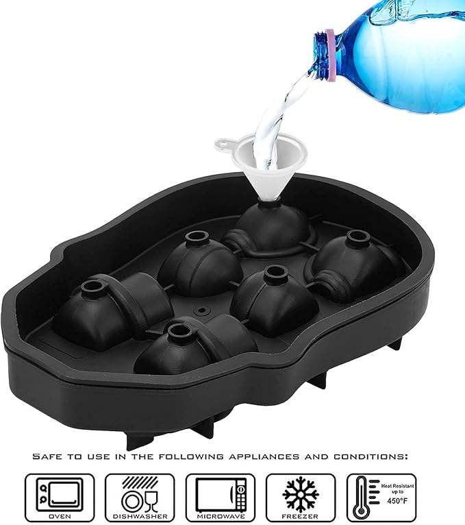 JETKONG 6 Cavity Skull Ice Maker - Image 3