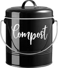 Compost Bin Kitchen, 1.3 Gallon Farmhouse Kitchen Compost Bin Countertop by DAYYET