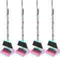 NACENA Broom and Dustpan Set, 52-in Long Adjustable Handle Broom Dustpan Combo by NACENA