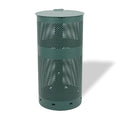 ZERO WASTE USA - Round Outdoor 10 Gallon Dog Waste Station Waste Can by ZEROWASTEUSA