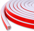 【New Upgrade】 Silicone Door Weather Stripping Door Seal Strip, 19.7 Feet by Benory