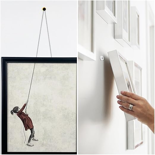 KURUI Wall Anchors Kit for Hanging Wall Art Decor, 135 Screws and 135 Drywall - Image 5