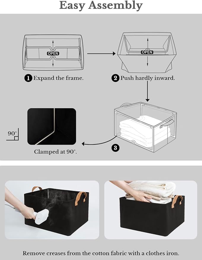 StorageWorks Storage Bins, Fabric Storage Bins - Image 5