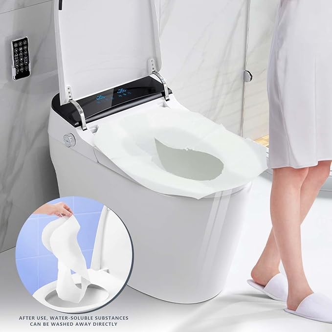 1 Pack Disposable Toilet Seat Covers Flushable Paper Toilet Seat Cover - Image 6