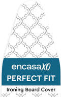 Encasa XO Ironing Board Cover and Pad 42"x14" by EncasaXO