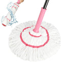 Self-Wringing Twist Mop for Floor Cleaning, 57” Long Handle Heavy Duty by XXFLOWER
