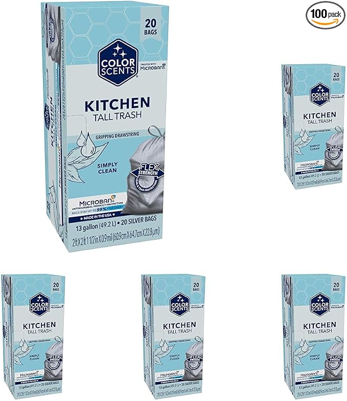Color Scents Tall Kitchen Trash Bags by ColorScents