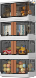 HAIXIN Plastic Storage Containers, Stackable Closet Organizers and Storage by HAIXIN