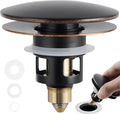 Universal Bathroom Sink Drain Strainer Hair Catcher Upgraded by Greatcomfortathome