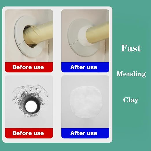 Pack of 50 White Seal Putty Waterproof Duct Seal Repair Sealing Clay, Quick - Image 5
