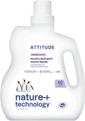 ATTITUDE Liquid Laundry Detergent, EWG Verified, HE Compatible, Plant-Based & by ATTITUDE