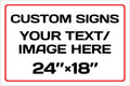 Personalized signs, Aluminum Weatherproof Metal Sign, Optional reflective by Repaly