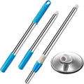 Extended Spin Mop Replacement Mop Handle, Upgraded 60-inch 360 Degrees Rotating by Midremer