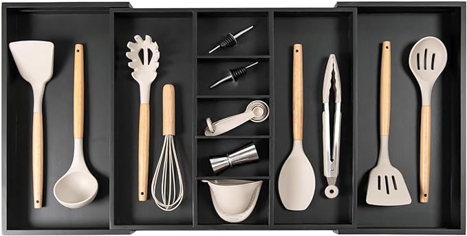 KitchenEdge Adjustable Kitchen Drawer Organizer by KitchenEdge