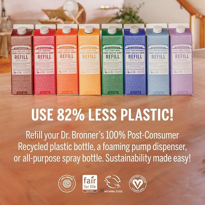 Dr. Bronner's Pure-Castile Liquid Soap Refill - Image 4