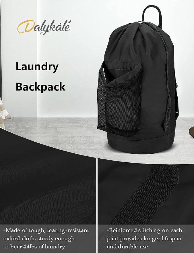 Dalykate Backpack Laundry Bag, Laundry Backpack - Image 5