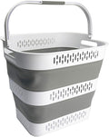 SAMMART 40L Collapsible Plastic Laundry Basket by SAMMART