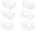 16inch Freezer Wire Storage Organizer Baskets, Household Refrigerator Bins by Y.Z.Bros