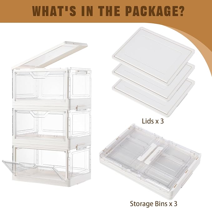 Stackable Plastic Storage Bins - Image 4
