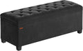 SONGMICS Velvet Storage Ottoman Bench, Foot Rest by SONGMICSbySONGMICSHOME