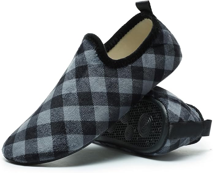 Adult Indoor House Slippers Socks Lightweight Non Slip Grip House Home Shoes - Image 2