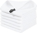 Homaxy 100% Cotton Waffle Weave Kitchen Dish Cloths, Ultra Soft Absorbent Quick by Homaxy