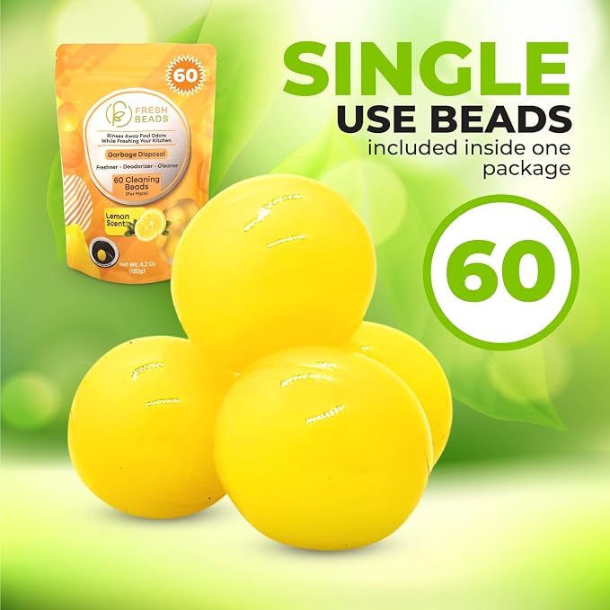 60-Count Sink Garbage Disposal and Drain Cleaner Pods, Freshener & Deodorizer - Image 5