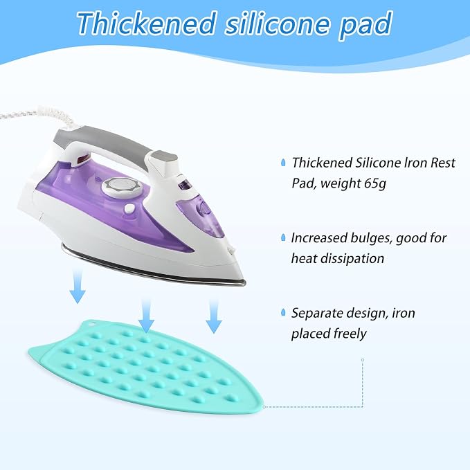 Checkered Black Ironing Mat Thickened Ironing Blanket Travel Portable - Image 3